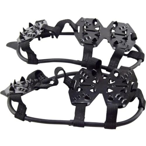 80% Hot Sale 1 Pair 24 Studs Climbing Non-slip Snow Ice Cleats Crampons Shoes Cover Overshoes