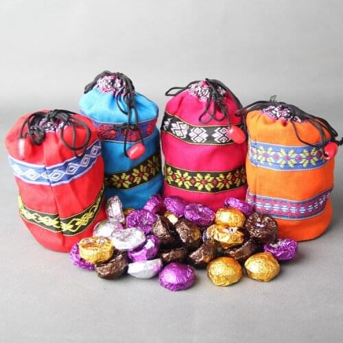 Promotion! 160g 4 Different Flavors Chinese Yunnan pu'er Tea Pu'er Tea bag gift For Health Care, Mini Tuocha