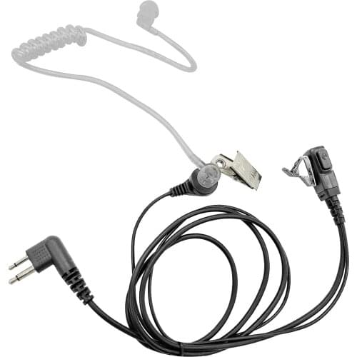 Air acoustic tube beige earphone guard 2 wire ptt earpiece security headset woki toki headphones for motorola cp100 cp200 dep450