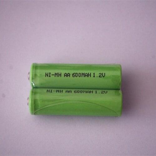 Free shipping by DHL Fedex Toys Ni mh batteries Ni-MH AA 1.2V 600mAh Low self-discharge Rechargeable shaver Battery 100pcs/lot
