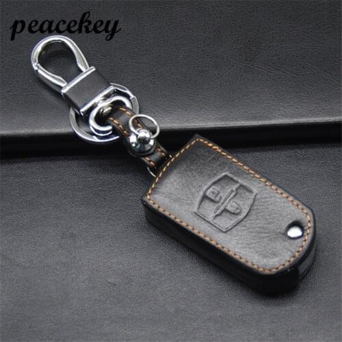 Peacekey Car Remote Key Holder Case Cover Fit For Mazda 2 Mazda 3 Mazda 5 AXELA Mazda CX-7 CX-3 CX-5 CX-7 CX-9 keyring