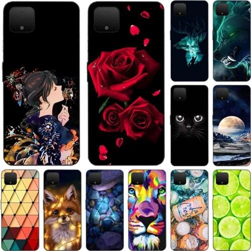 Fashion Printed Case For Google Pixel 4 XL 4XL Piexl4 XL Cover Original Cute Printing Drawing soft silicone Phone Case Shell