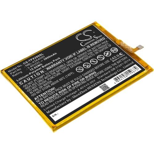 CS 3900mAh / 15.02Wh battery for Neffos TP7071, TP9131A, X20, X20 Pro NBL-43A4000