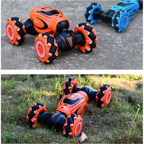 Childrens RC Car Toy Cool Stylish Gesture Induction Deformation Stunt Drift Car for Boys Girls