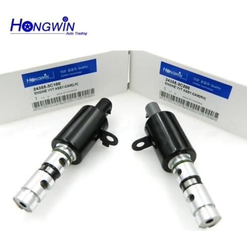 Exhaust&Intake Variable Timing Control Solenoid Valve VVT 24355-3C200 24355-3C100 L/R For HHyundai Veracruz Azera Santa Fe Kia