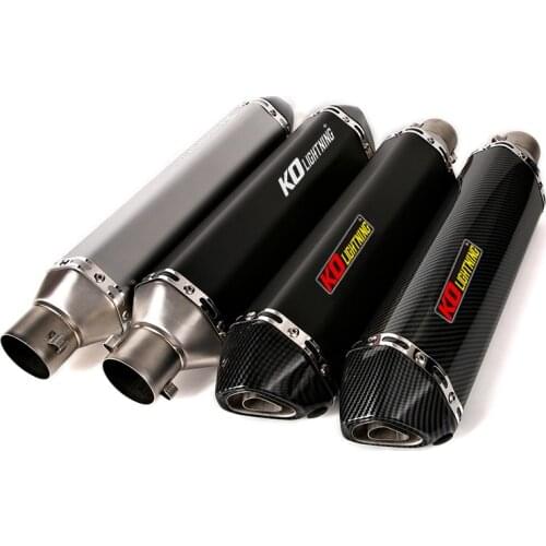 470 mm Universal 51 mm Inner Motorcycle Exhaust Muffler Pipe Removable DB Killer Escape Stainless Steel for F700GS F850GS