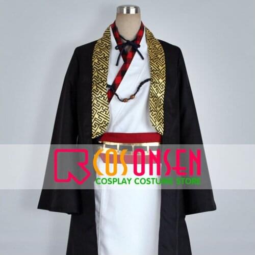 COSPLAYONSEN Hakuouki Shinsengumi Kitan Kazama Chikage Cosplay Costume Kimono 3 Pcs Set