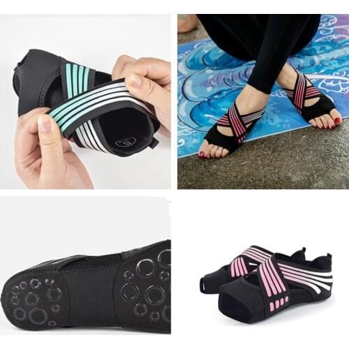 USHINE 3-color womens anti-slip yoga Fitness tights pilates socks covered anti-slip yoga shoes gym socks womens sports socks