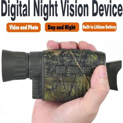 New Camo HD Infrared Night Vision Device Monocular Hunting Camera Outdoor Digital Telescope with Day and Night Dual-use