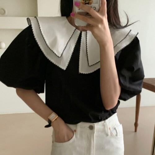 Nowsaa Short Sleeve Blouses