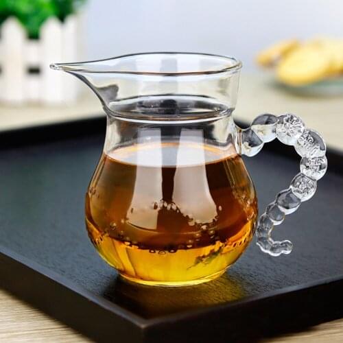 Superior Artistic Fair Mug Characthers Engraved Purely Manual Water Tea Pitcher Glass Art of Cup Kung-fu teaware