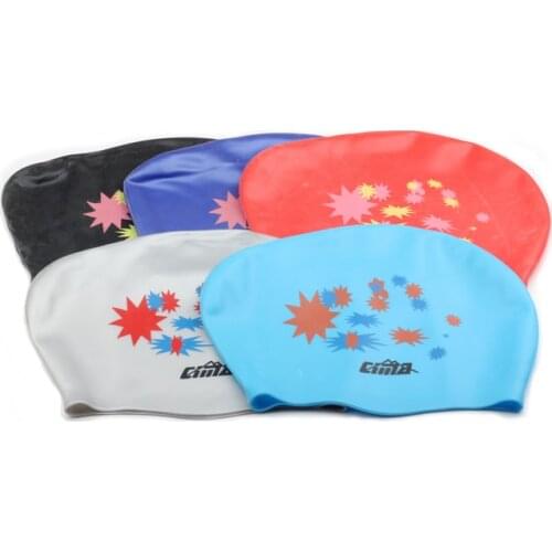 Swimming Caps Women Large Silicon Waterproof Adult Swim Pool Hat Long Hair Ear Protect Flexible Gorras Diving Equipment Elastic