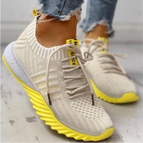 2021 Women Sneakers Fashion Socks Shoes Casual White Sneakers Summer knitted Vulcanized Shoes Women Trainers Tenis Feminino