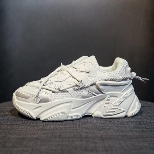 2020 Women Fashion Platform Sneakers Ladies Brand Casual Shoes for Woman Leather Sports Shoes Casual Sneaker Vulcanize Shoes New