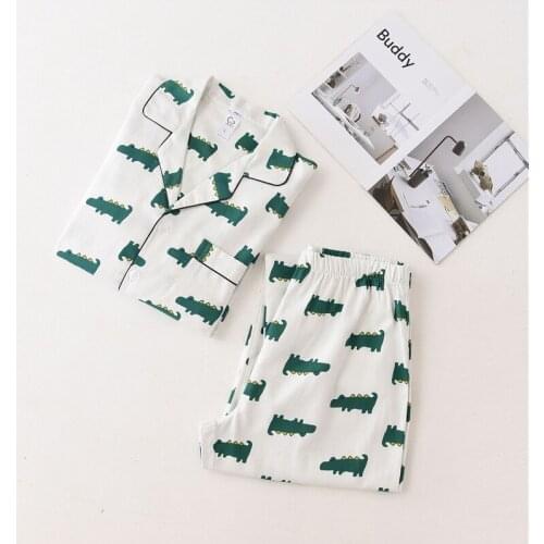 Women Girl Cotton Pajamas Set Pyjama Sleepwear Nightwear Loungewear Homewear Solid Color Comfortable Soft High Quality Hot