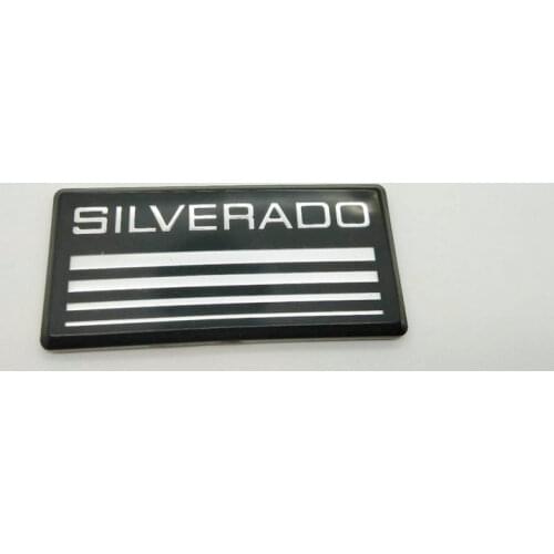 1X New Silverado 1500 2500 3500 emblem badge pillar for Chevy 1988 89 90 91 92 93 94 Car Styling