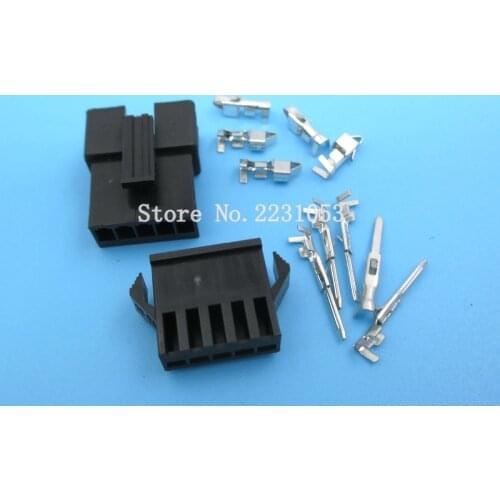 10 Sets SM-2.54mm Pitch 5p Female and Male Header Connectors Adaptor Plug SM2.54-5P