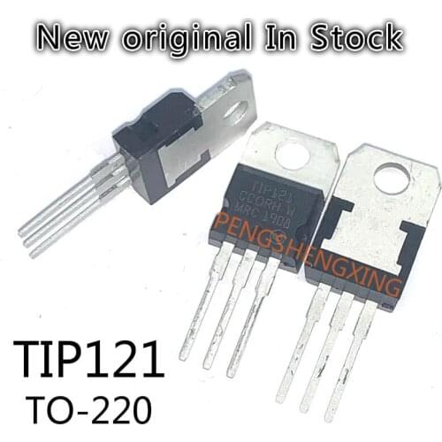 10PCS/LOT TIP121 5A 80V NPN transistor darlington transistor TO-220 New original spot hot sale