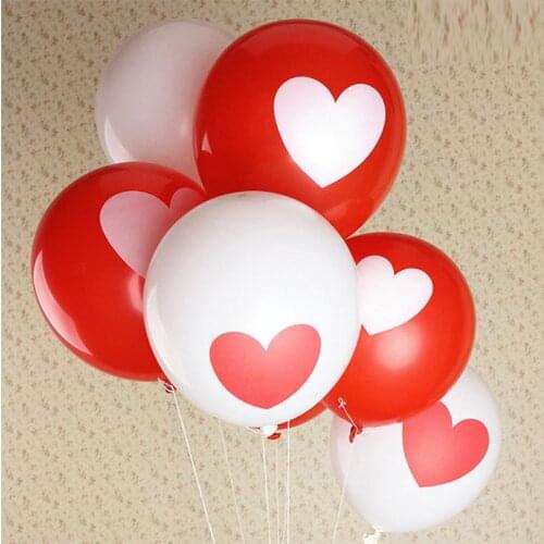 12 inch 2.8 g love-heart latex balloons Birthdays weddings valentines day party Decorate the balloon Hot sale wholesale