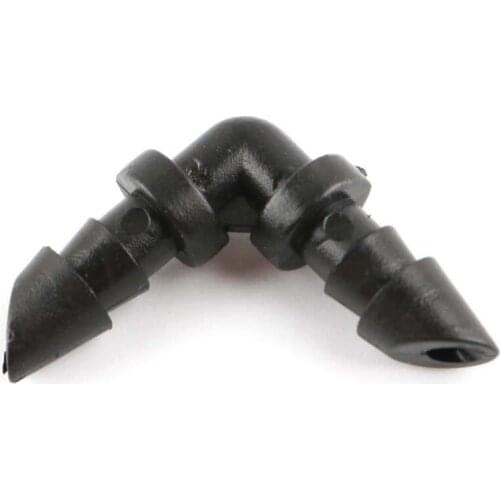 15pcs New Material 4/7mm 90 Degrees Standard Connector Garden Hose Elbow Joint Garden Irrigation Micro-sprinkler Systems