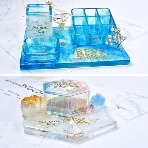 24Pcs Gold Foil Metallic Power Letters Wishes Words Sticker Kit Resin Decor F3MF