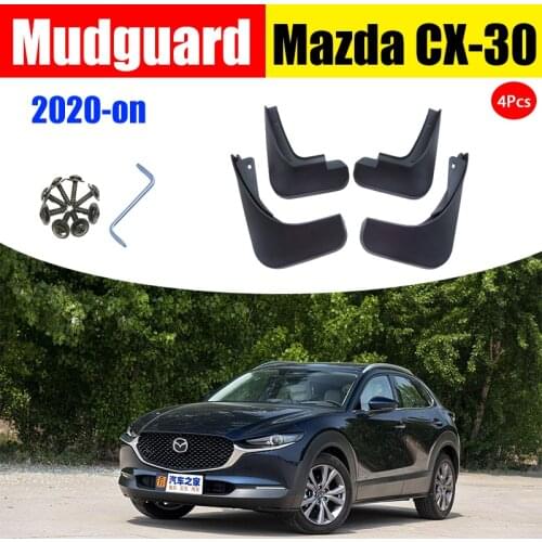 4pcs Mudflaps FOR Mazda CX-30 cx30 Mudguards Fenders Mud Flap Guard splash Mudguard Fenders car accessories auto styline