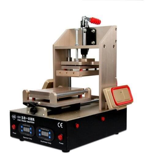 TBK 518 5 in 1 Phone Assembly A-frame Middle Frame Lcd Sparator OCA Glup Remover Frame Press For Samsung And Other Phone