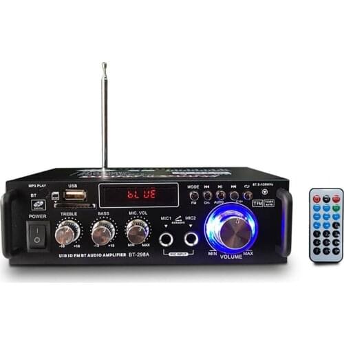 600w Home Amplifiers Audio bluetooth Amplifier Subwoofer Amplifier Home Theater Sound System Mini Amplifier Professional