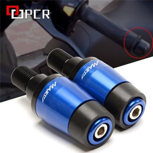 Handle grip accessories For YAMAHA Grand Majesty 400 2005 2006-2011 Motorcycle Aluminum Handlebar Grips Bar Ends