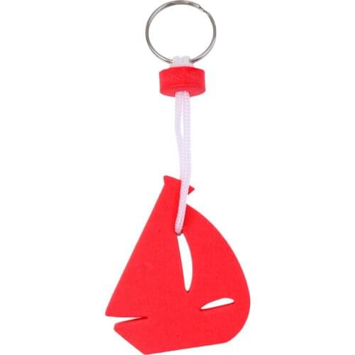 Key Ring Floating Boat Key Chain Key Ring -Marine/Water Sports/Creative Foam Keychain Sailing Boat Marine Sailing Boat Float