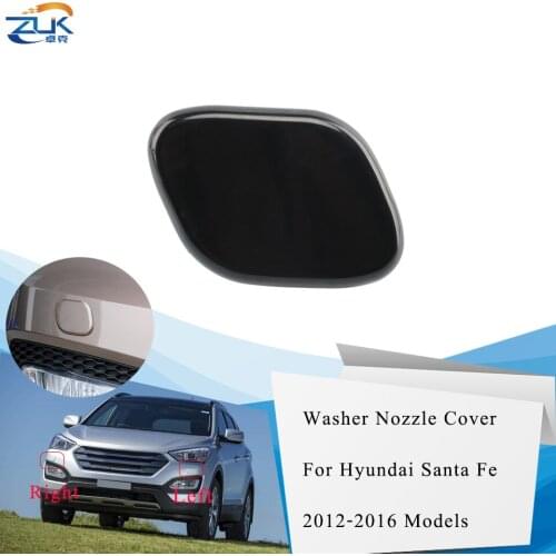 ZUK Front Bumper Headlight Washer Nozzle Cover Washer Cap Shell Case For Hyundai For SantaFe / IX45 2013 2014 2015 2016