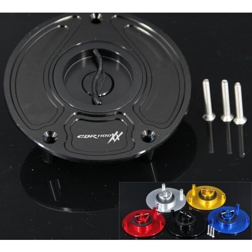 CNC Aluminum Keyless Motorcycle Accessories Fuel Gas Tank Cap Cover For Honda CBR1100XX / Super Blackbird CBR 1100XX 1996-2007