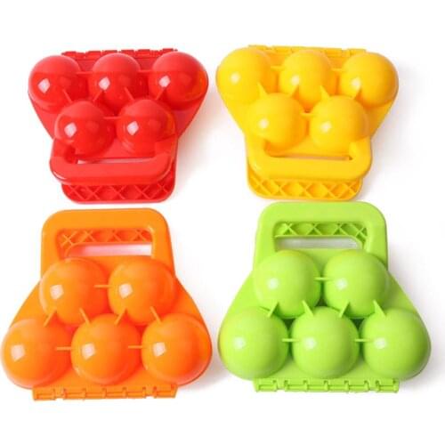 Snow Mold Snowball Maker Clip Snow Sand Mould Tool Toy for Children Kids Outdoor Winter Safety Cartoon Fun Sports Toys