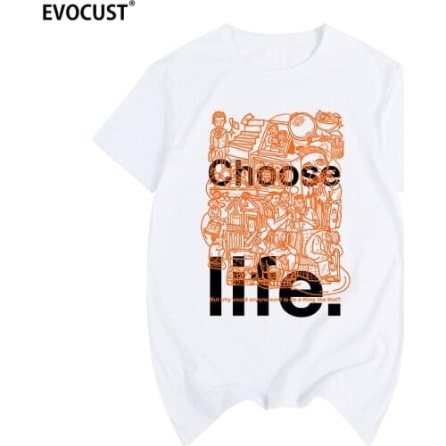 Choose Life Trainspotting Movie film Vintage T-shirt Cotton Men T shirt New TEE TSHIRT Womens unisex Fashion