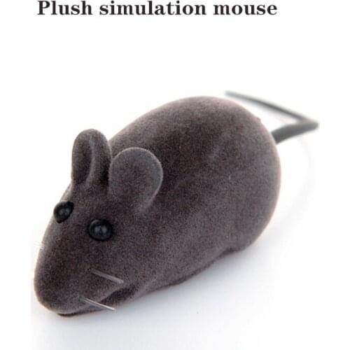 Cat toy simulation plush mouse toy casual interactive funny cat toy kitten cat toy supplies，Q107
