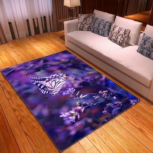 Dream Butterfly pattern Carpet 3D Printing Home Decor Large Carpets For Living Room Bedroom Area Rugs Coffee Table Floor Mat/Rug
