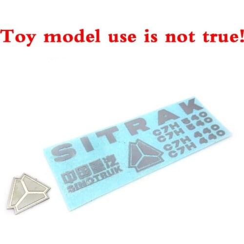 Metal Sticker Modification for 1/14 Tamiya RC Truck Trailer tipper MAN Car Diy Parts