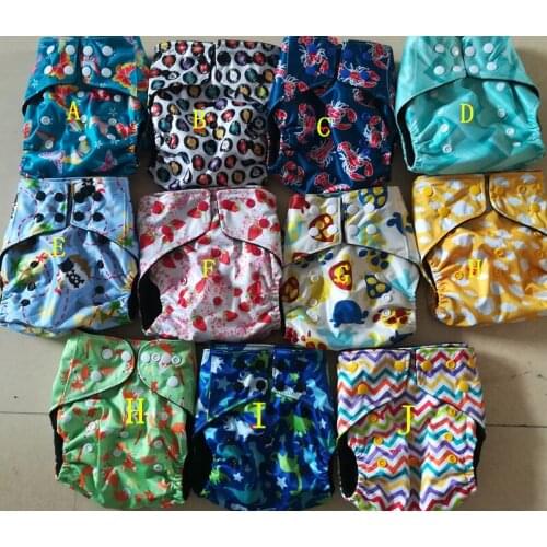 Bamboo Charcoal Cloth Diapers For Baby Reusable Diapers All In One Size Can Be Adjustable Double Rows Snaps Nappies Factory Sell