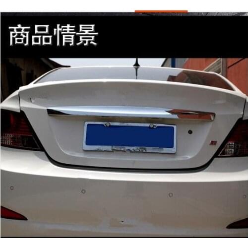 ABS Chrome Rear Trunk Lid Cover Trim For 2010-2011-2014 Hyundai VERNA/Solaris 4dr