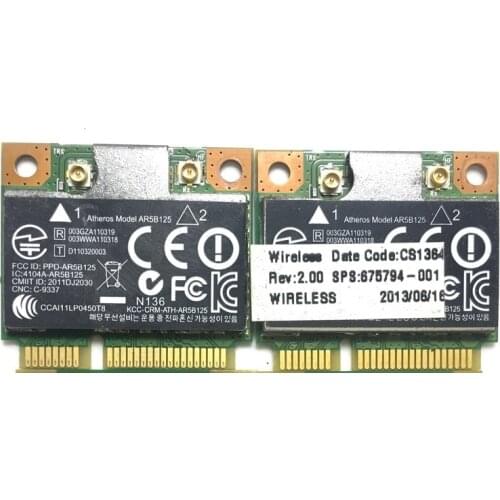 Wholesale Wireless Card Atheros AR5B125 SPS 675794-001For HP TPN-L105 TPN-L106 G4 1000 450 CQ45
