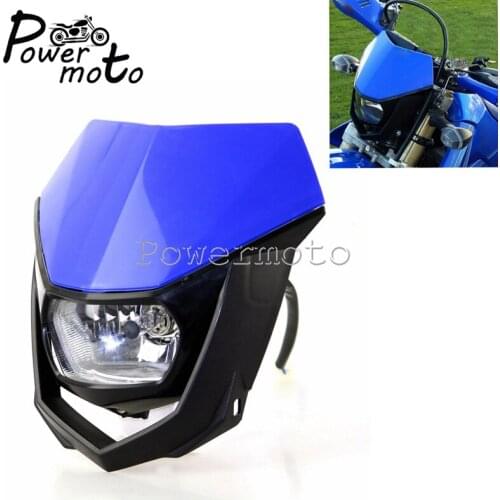 Motocross Off Road Enduro Headlight Front Running Head Light Lamp Universal for Yamaha WR250R WR450F YZF TTR TT-R 125 250 450