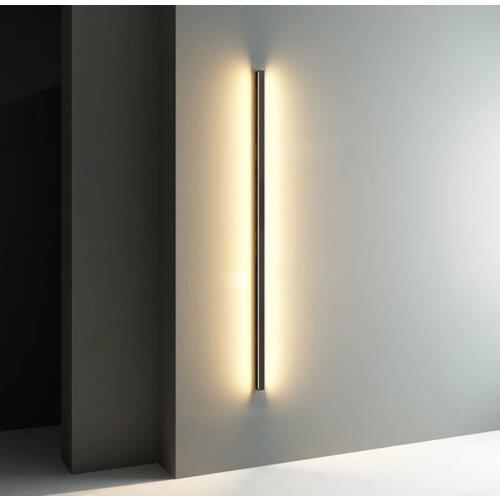 Modern Minimalist Corner LED Wall Lamp Indoor Simple Line Light Wall Sconces Stair Bedroom Bedside Home Decor Lighting Fixtures