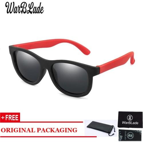 WarBlade Polarized Kids Sunglasses 2020 TR90 Children Boys Girls Glasses Safety Sun Glasses With Pouch Gafas UV400 Oculos De Sol