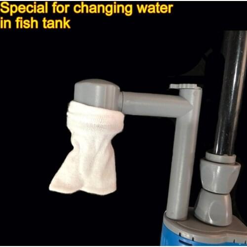 10pcs Aquarium Filter Bags Aquarium Cleaning Tools Fish Tank Mesh Cotton Elasticated Bag for Water Changer Bags Siphon Accessori