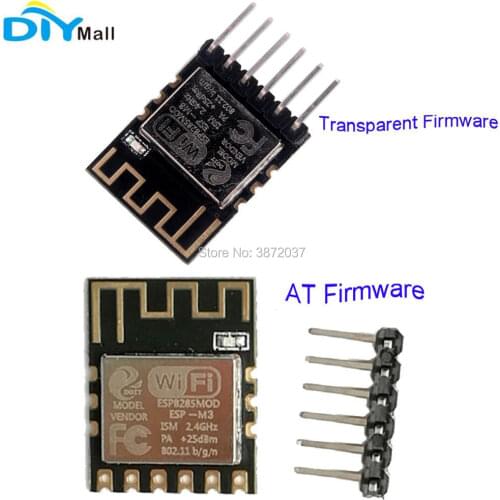 10pcs/lot ESP8285 ESP-M3 Serial Port Wireless WiFi Transmission Module AT or Transparent Firmware for ESP8266