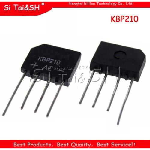 100PCS KBP210 2A 100 0V BRIDGE RECTIFIER new and original IC