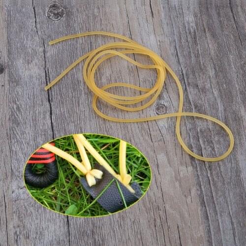 2mm Thick Solid Latex Line Latex Wire Tied Band Slingshot Tube Fittings 1m Length Rubber Bands