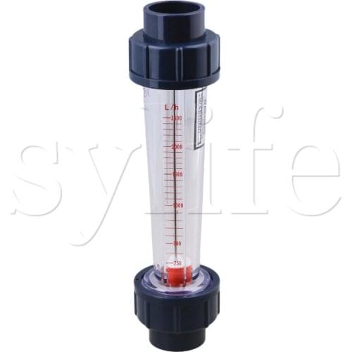 250-2500L/H Plastic Tube Type Liquid Water Rotameter LZS-25 Flow Meter