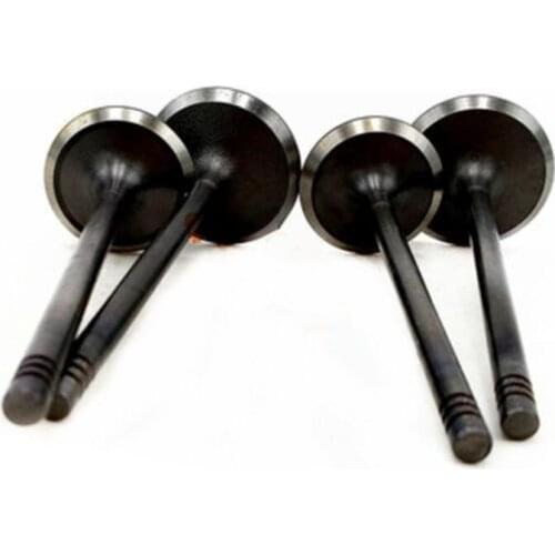 4Pcs Motorcycle Engine Parts Valve Stem For HISUN 1000 ATV UTV 1000 HS1000 HISUN1000 ATV1000 2 Pcs Intake & 2 Pcs Exhaus