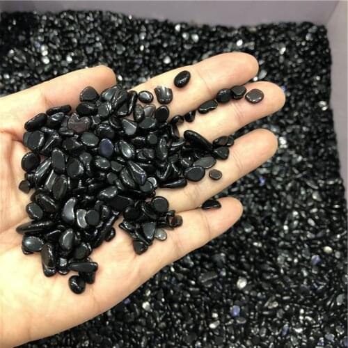 5-7mm Natural Black Obsidian Quartz Crystal Mini Stone Rock Chips Energy Healing Natural Quartz Crystals 200g